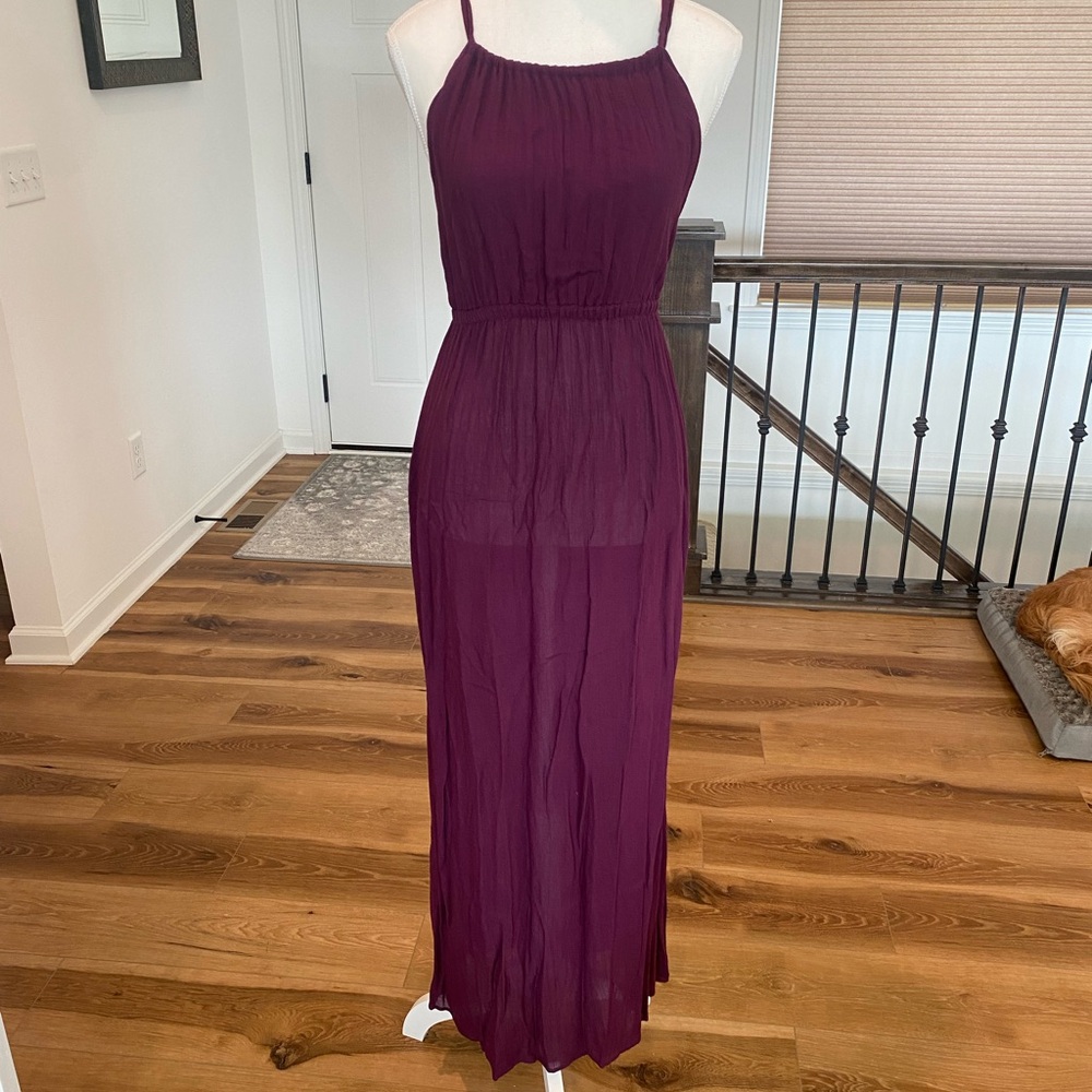 Band of Gypsies Long Maroon Dress Sz XS